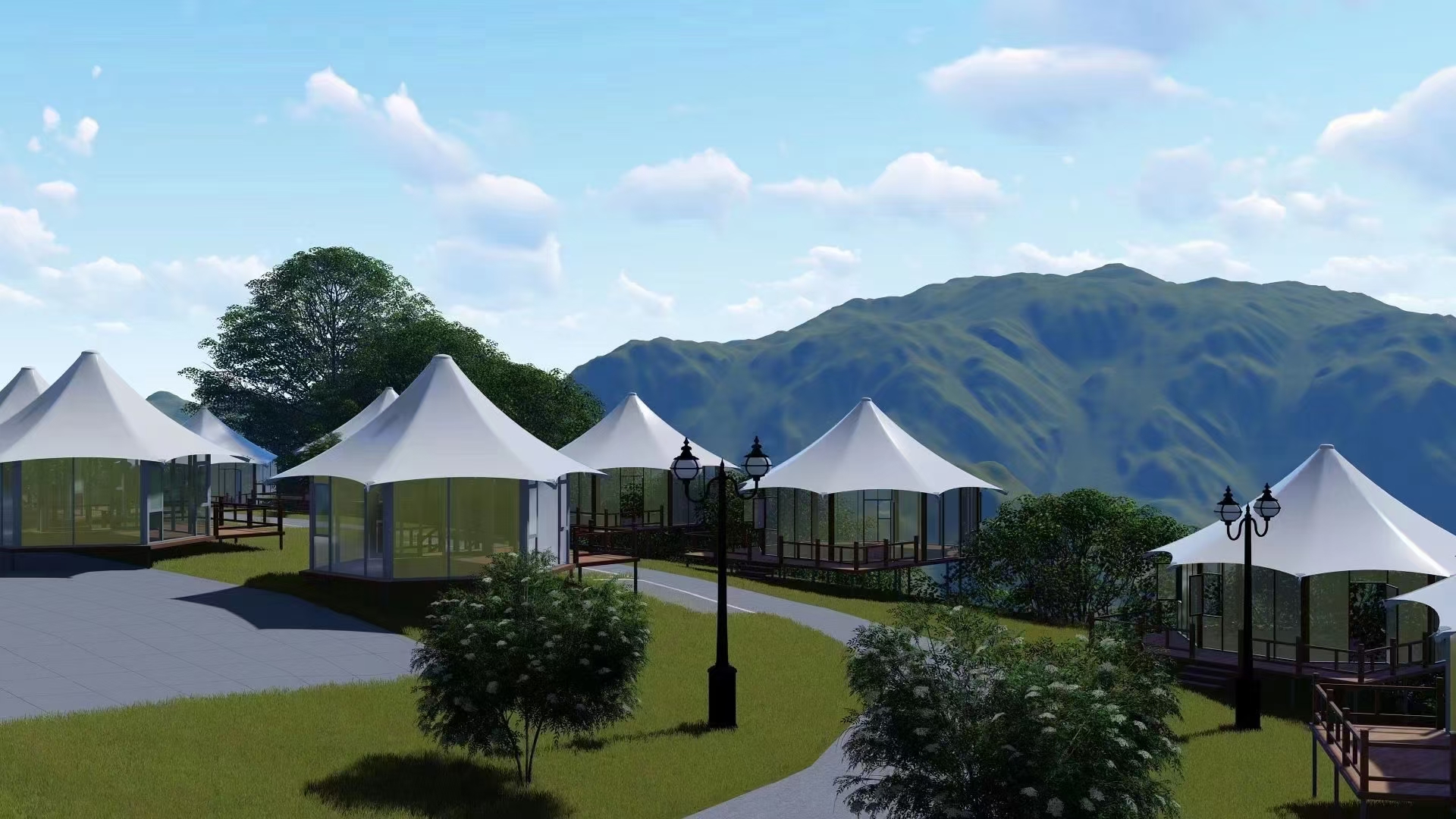 膜结构车辆蓬：现代交通空间的创新解决方案   