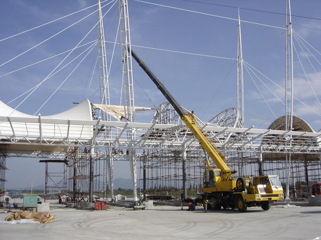 张拉膜景观亭子的设计与应用-1