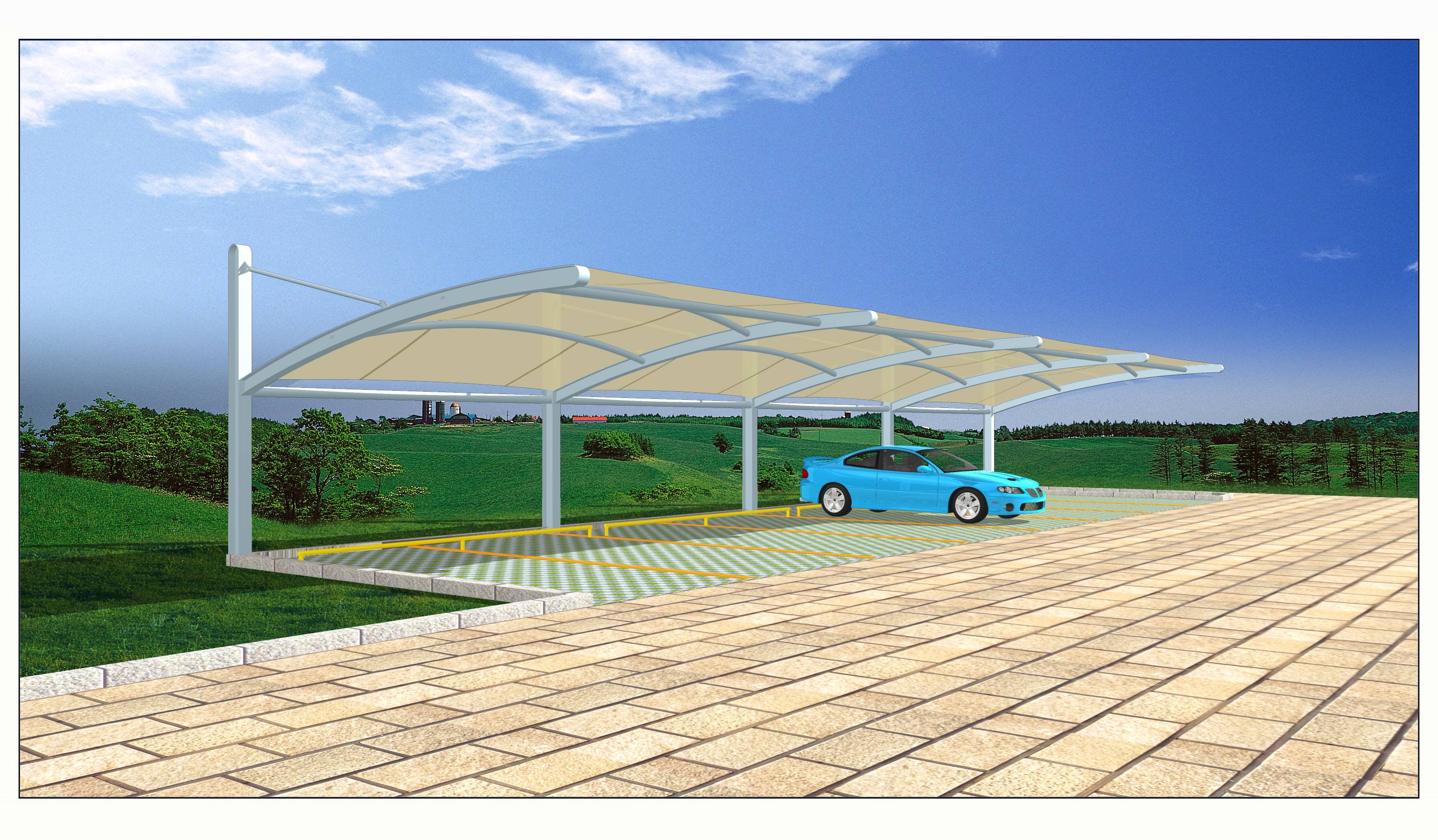 “膜结构看台蓬”设计与应用-2