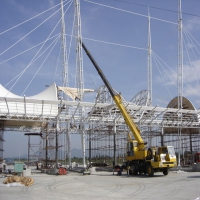 张拉膜景观亭子的设计与应用 